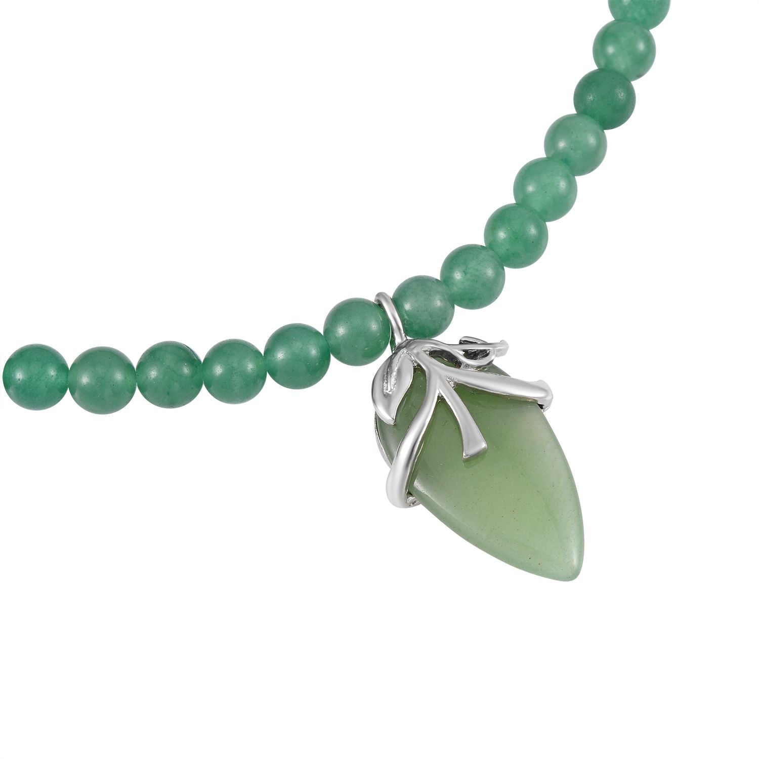 Grüner Aventurin Halskette ca. 45 cm, ca. 206.00 ct