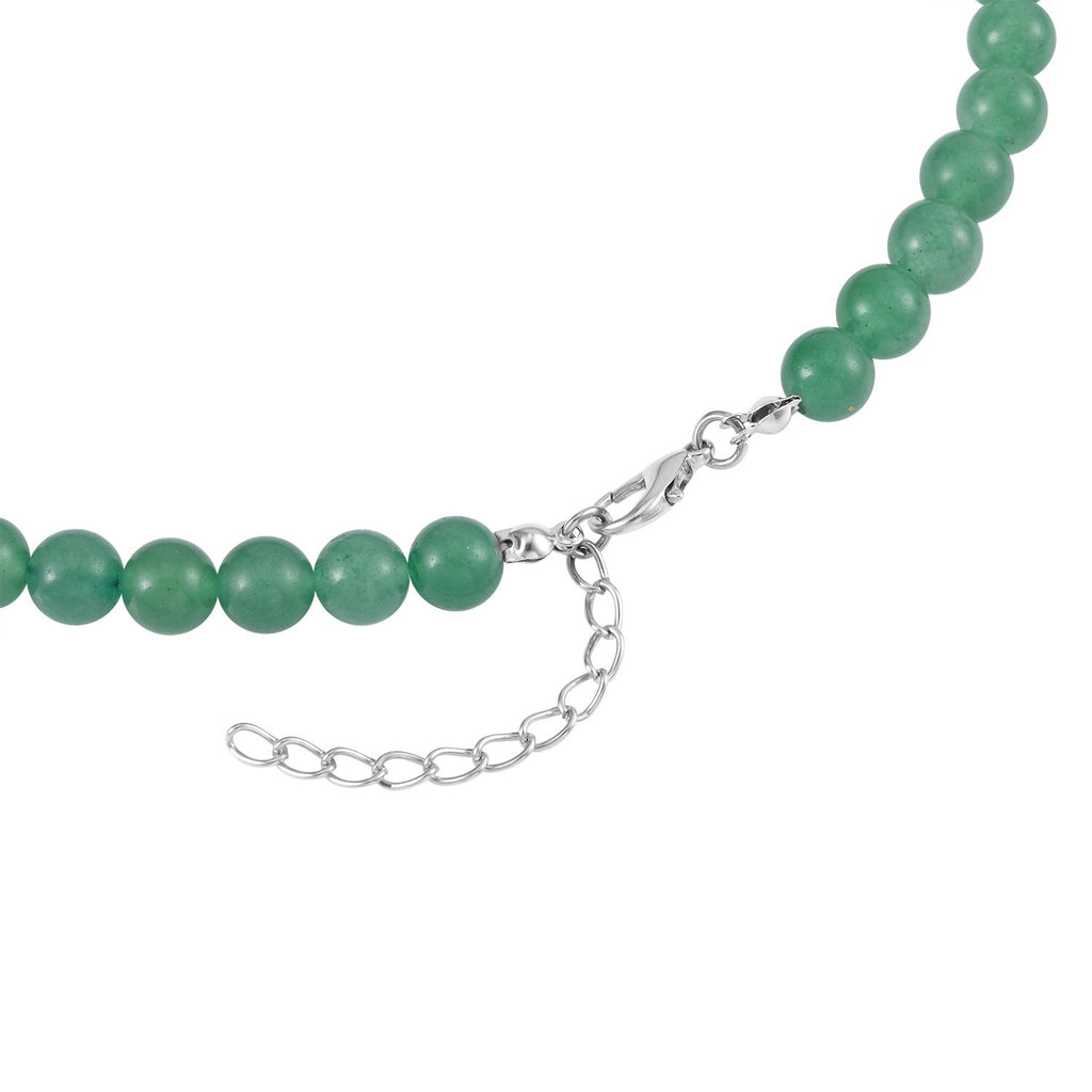 Grüner Aventurin Halskette ca. 45 cm, ca. 206.00 ct