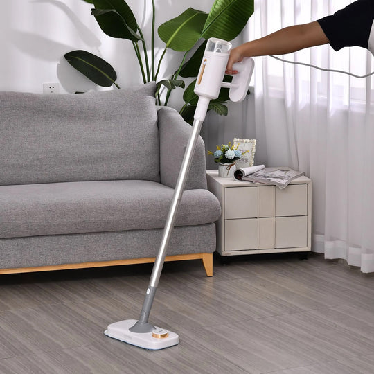 HOMESMART- Multifunktioneller Dampfmopp, Größe 32,5X22X120cm, weiß