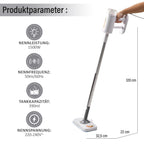 HOMESMART- Multifunktioneller Dampfmopp, Größe 32,5X22X120cm, weiß