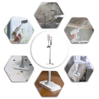 HOMESMART- Multifunktioneller Dampfmopp, Größe 32,5X22X120cm, weiß