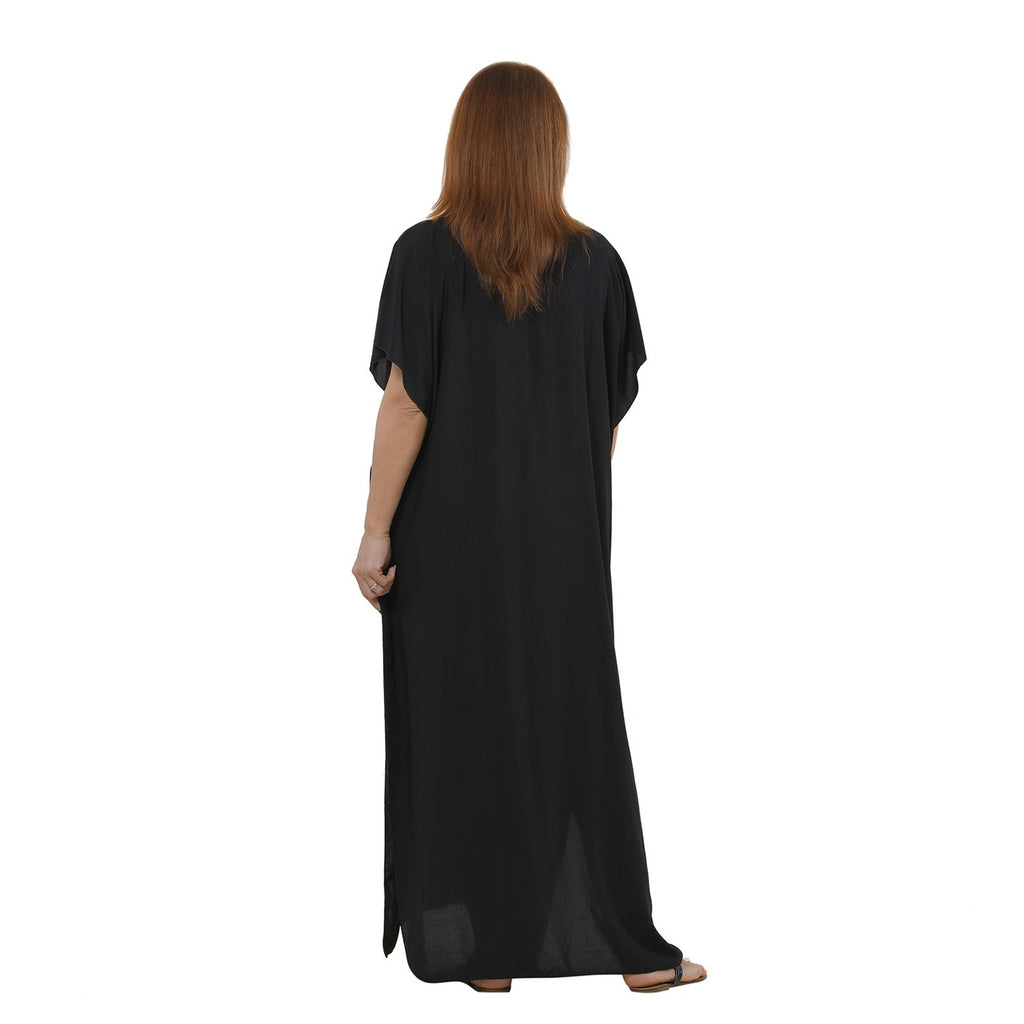 TAMSY elegantes Kleid, One Size, Schwarz