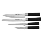 4er-Set Messer aus Edelstahl, Silber
