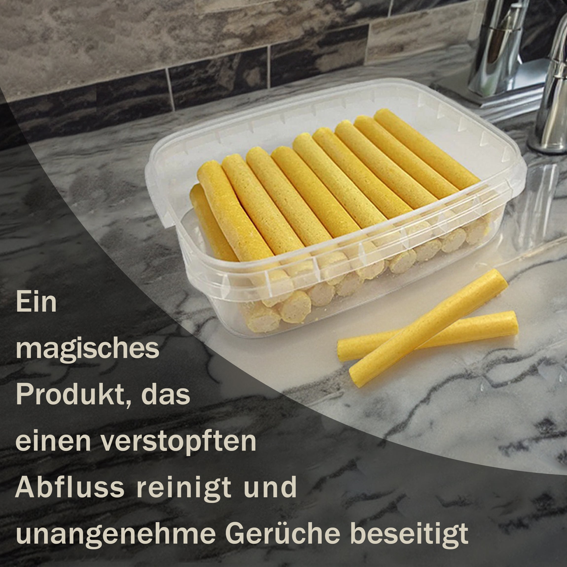 18er-Set Rohrreiniger, Zitrone