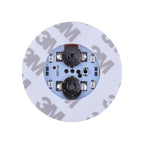LED-Untersetzer-Set (10 Stk.), 6x6 cm, inkl. 2x 1220 Batterien, Lichtfarben: Blau (3), Grün (3), Rot (2), Weiß (2)