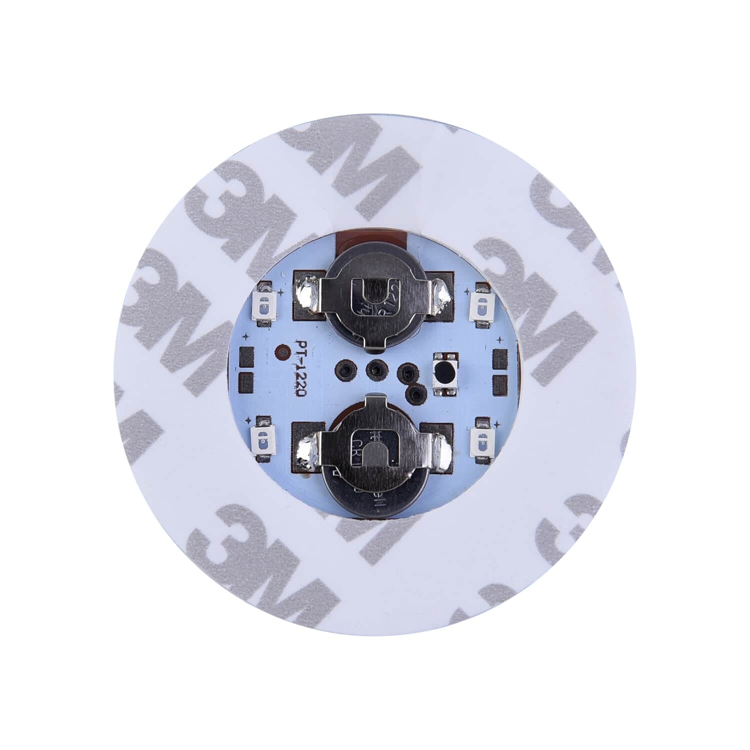 LED-Untersetzer-Set (10 Stk.), 6x6 cm, inkl. 2x 1220 Batterien, Lichtfarben: Blau (3), Grün (3), Rot (2), Weiß (2)