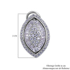 Lustro Stella - Weiße Zirkonia Ohrringe, 925 Silber rhodiniert ca. 1.61 ct