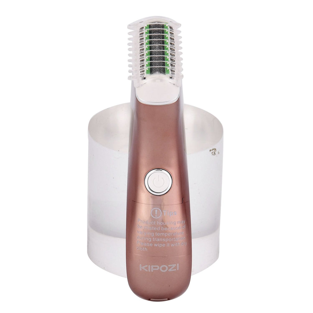 BEAUTECH - Elektrischer Lady Shaver, Wasserdicht, Trimmer mit Ersatzklingen und LCD Display, Wiederaufladbar und Kabellos