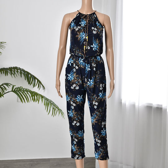 Träger-Jumpsuit mit gesmokter Taille , Größe: B43xL125cm, rosa
