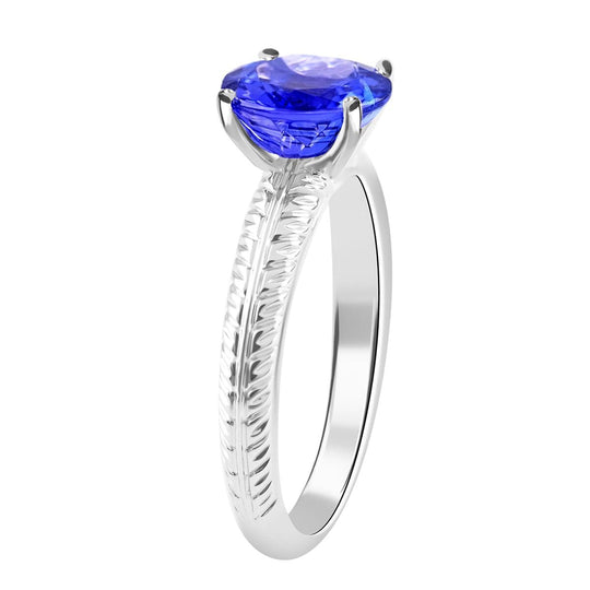 Rhapsody AAAA Tansanit Ring 950 Platin (Größe 17.00) ca. 1,50 ct