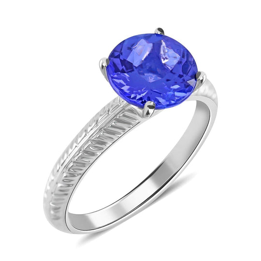 Rhapsody AAAA Tansanit Ring 950 Platin (Größe 17.00) ca. 1,50 ct