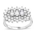 Weißer Diamant Ring, I1 G-H SGL zertifiziert (Top Wesselton) Ring, (Erste 5 Stück: 3-5 Tage Lieferzeit. Folgende: 10-15 Tage), 585 Weißgold (Größe 19.00) ca. 2.00 ct