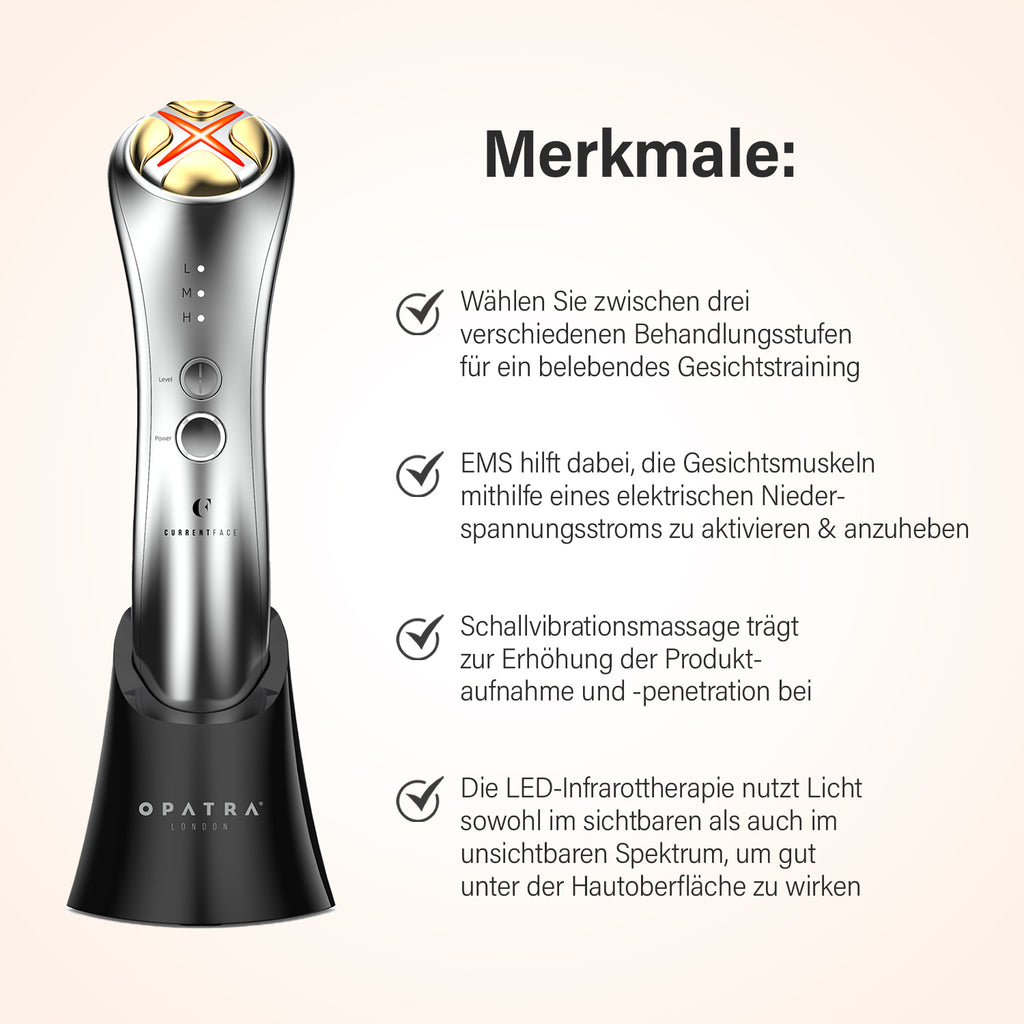 OPATRA Pulse, mit EMS, Infrarot, LED, Sonic Vibration - lebenslange Garantie