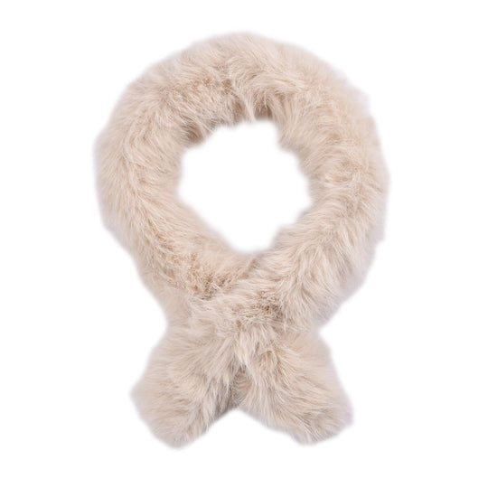 faux fux scarfMaterial: 100%PolyesterSize: 80 length * 7cm wideweight: 68 gcolor: black