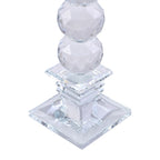 The 5th Season Kristall-Kerzenhalter, 47cm Höhe, Silber