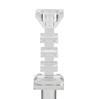 Kristallglass Kerzenhalter, 17x9 cm, quadrat