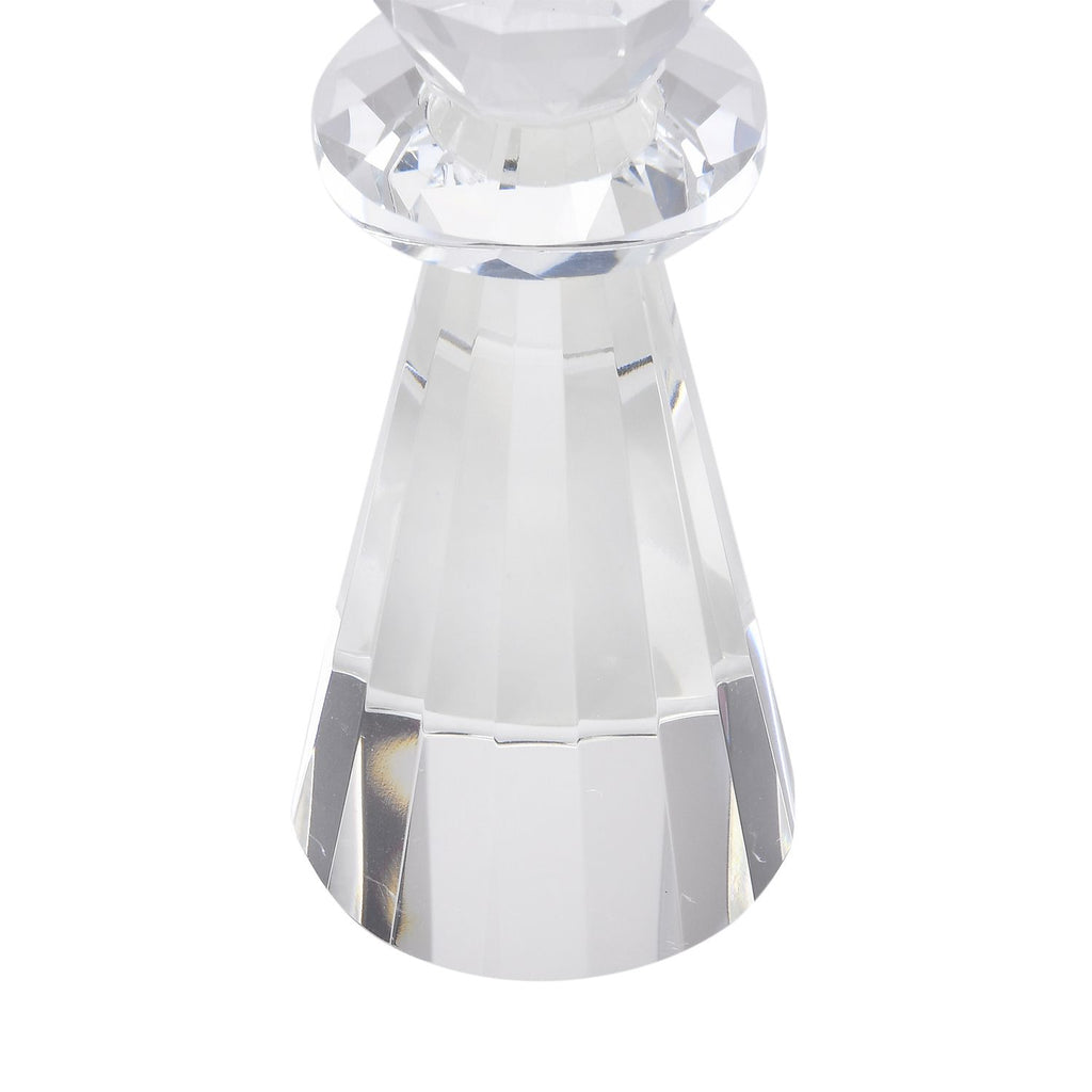 Kristall-Kerzenhalter für Kegelkerzen, Größe:23cm