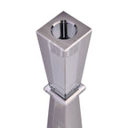 Kristall-Kerzenhalter für Kegelkerzen, Größe:24cm