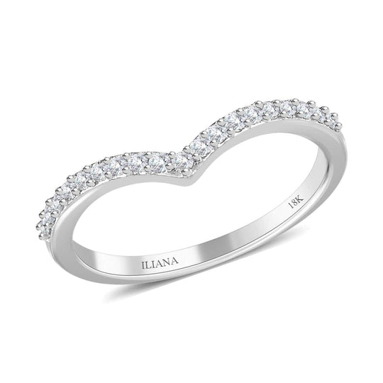Weißer Diamant SI1 IGI zertifiziert Ring 750 Weißgold (Größe 17.00) ca. 0.20 ct