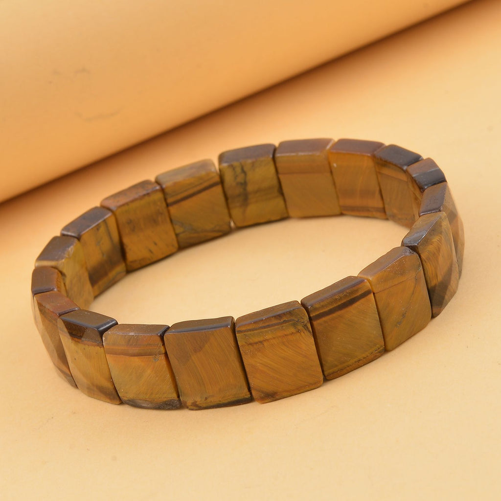 Gelbes Tigerauge Armband, 18 cm, ca. 138.40 ct