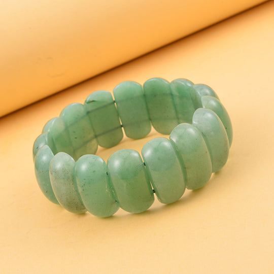 Grüner Aventurin Armband, 18 cm,  ca. 365.50 ct