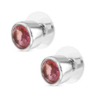 Sunset Triplett Quarz Ohrringe Edelstahl ca. 3.22 ct