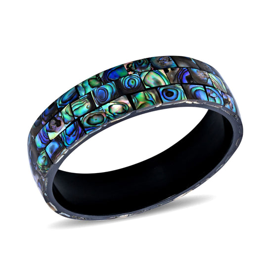 Royal Bali Kollektion - Abalone Muschel Armreif 21 cm