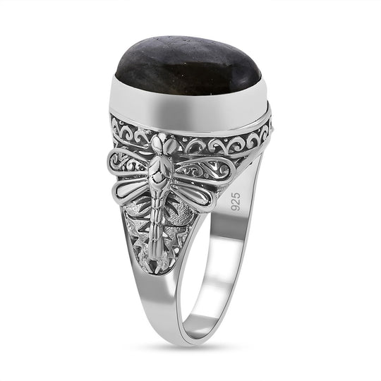 Royal Bali - Labradorit Ring 925 Silber ca. 9.77 ct