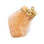Citrin Anhänger, goldfarben ca. 80.00 ct