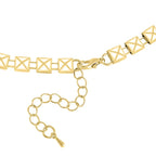 Braunes Kristall Armband, ca. 19 cm