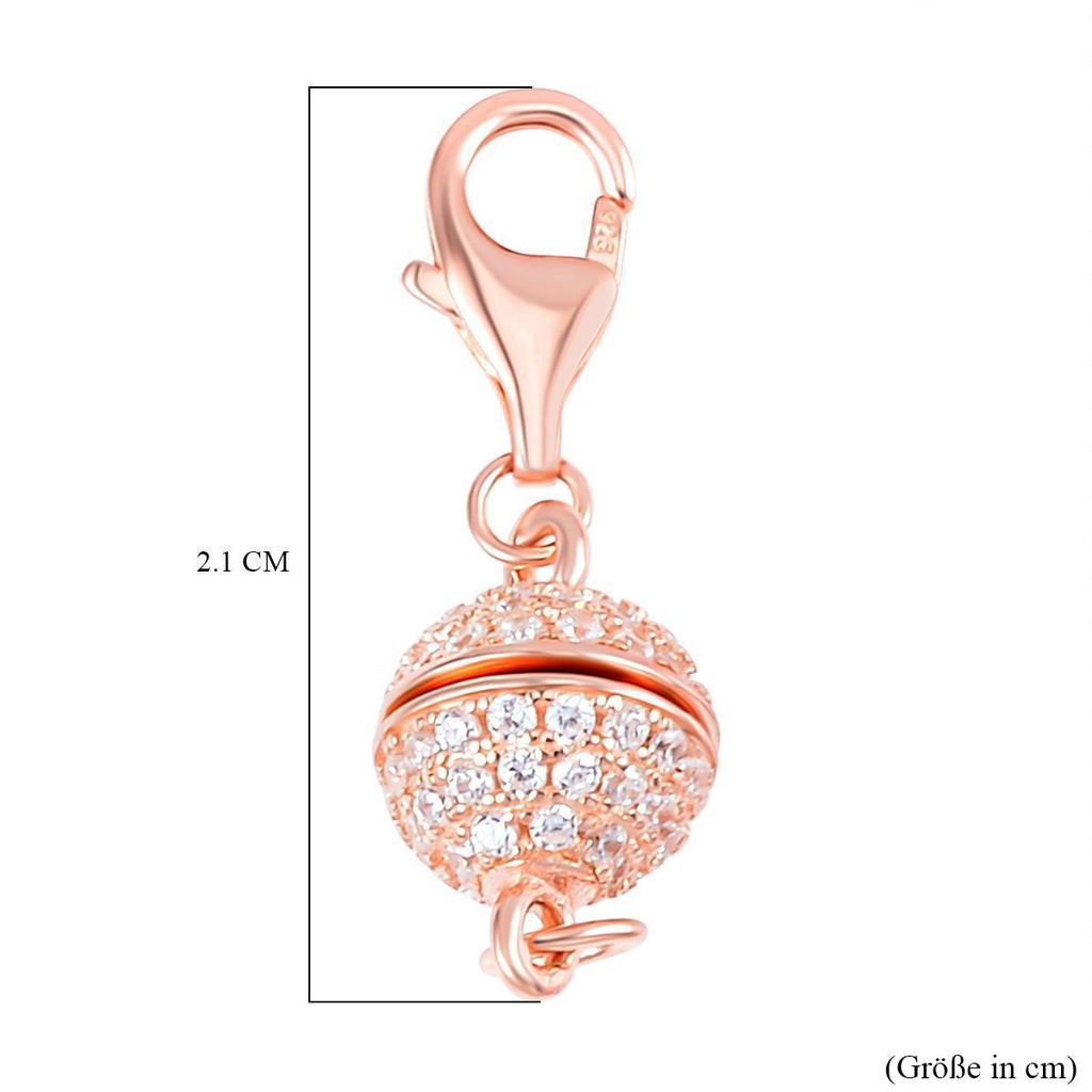 Zirkonia Magnetverschluss Rosegold