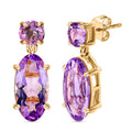 Rose De France Amethyst Ohrringe - 9,69 ct.