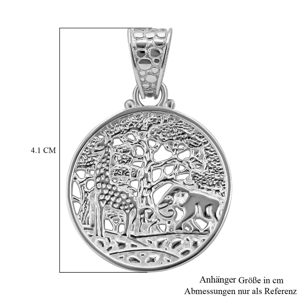 Royal Bali - Safari Muster, 925 Silber Anhänger ca. 8,34g