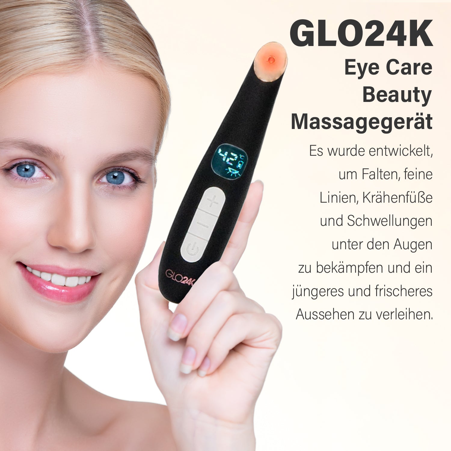 GLO24K :Triple Action Eye Care Therapy Wand