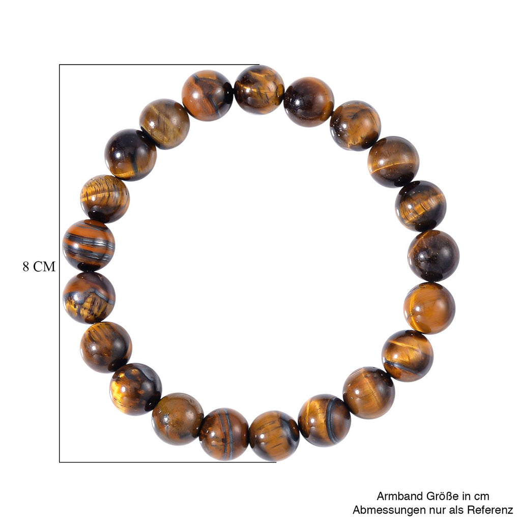 Gelbes Tigerauge Armband, (9-11mm), 18 cm, ca. 170.00 ct