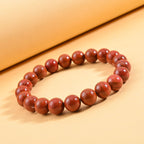 Roter Jaspis Armband, (9-11mm), 18 cm, ca. 170.00 ct