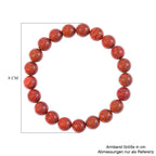 Roter Jaspis Armband, (9-11mm), 18 cm, ca. 170.00 ct