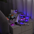 25er Set LED mehrfarbigen Schmetterlingen