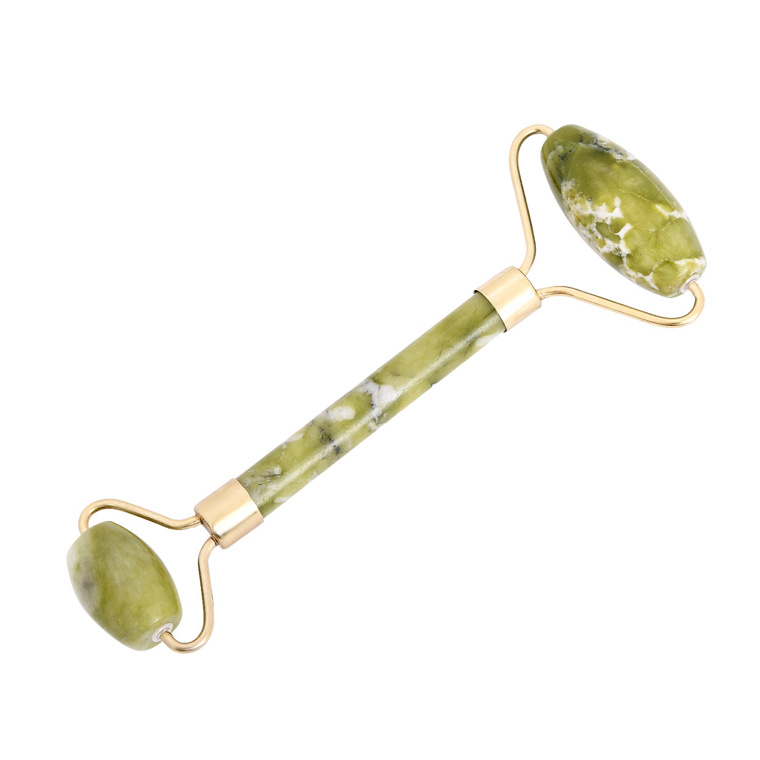 Peach Beauty Natural Gesichts Massagegerät, 1 Grüner Jaderoller + 1 Guasha