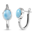 Larimar Ohrringe - 2,81 ct.