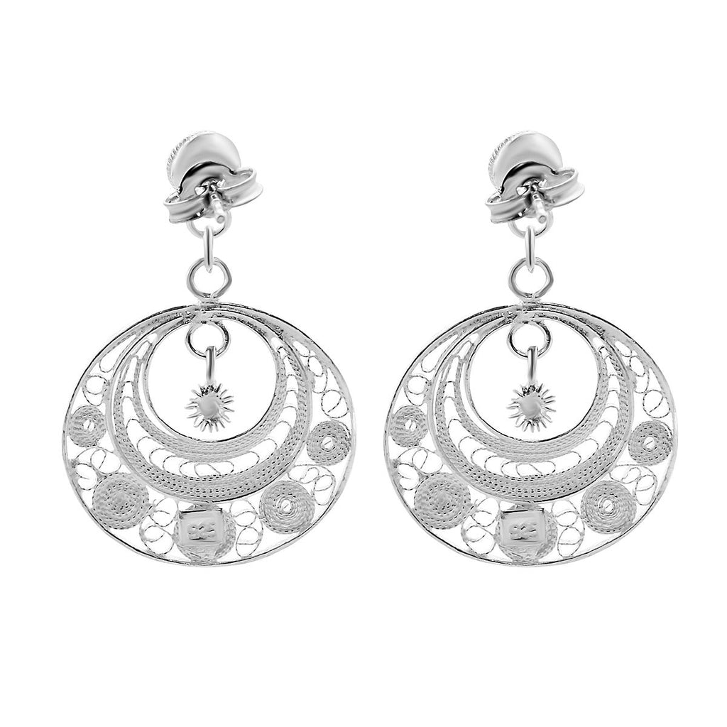 Royal Bali - 925 Silber Ohrringe, ca. 4,40g