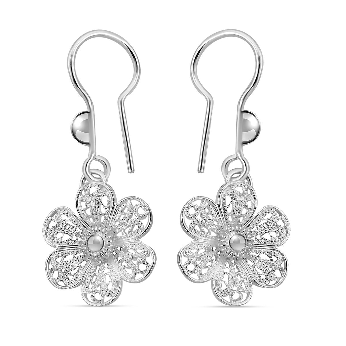 Royal Bali - 925 Silber Ohrringe, ca. 2,41g