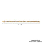 Natürlicher, äthiopischer Welo Opal Armband ca. 20 cm 925 Silber Gelbgold Vermeil ca. 4.29 ct