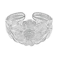 Royal Bali Kollektion- Floraler Armreif, 19cm