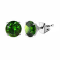 Grüner Zirkonia Ohrringe, 925 Silber ca. 6.45 ct