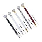 5er-Set Kristall-Kugelschreiber mit 5 Tinten, 15,2 cm, Mehrfarbig