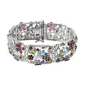 Jardin Kollektion- Armband mit mehreren Edelsteinen 19 cm- 23 ct.
