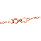 Erbskette, 375 Roségold ca. 40.5 cm