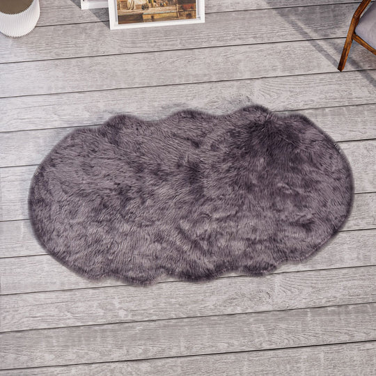Luxury Edition: Wolkenweicher 2200 GSM Kunstfell Teppich 100x180 cm, hellbraun