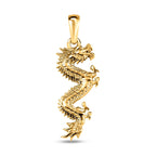 375 Gold Drachen Anhänger, ca. 1,41g